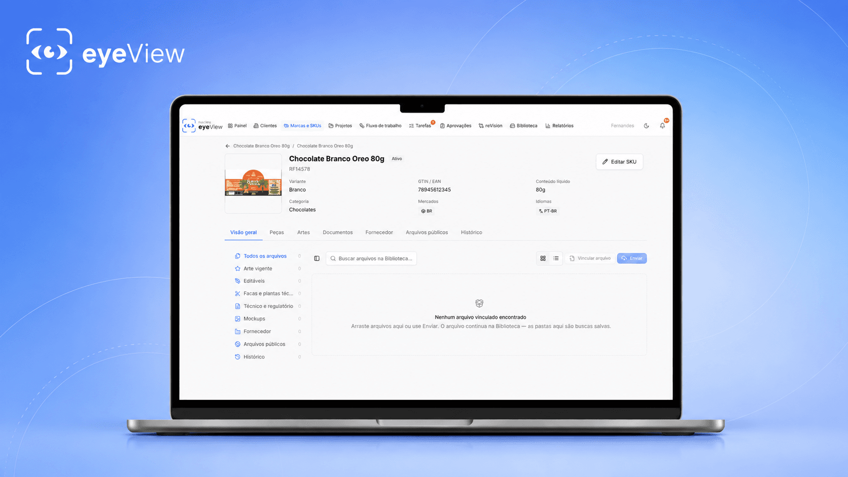 Cómo gestionar tus embalajes y marcas en eyeView con «Marcas y SKU»